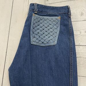 VTG 70's Cheslin Walt Disney Unisex W36 x L30 Blue Mickey Mouse Bellbottom Jeans